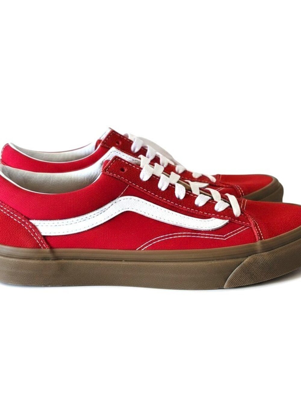 Vans Style 36 Gum Sneaker Red Women's Size 7